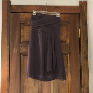 Gray short homecoming / prom dress